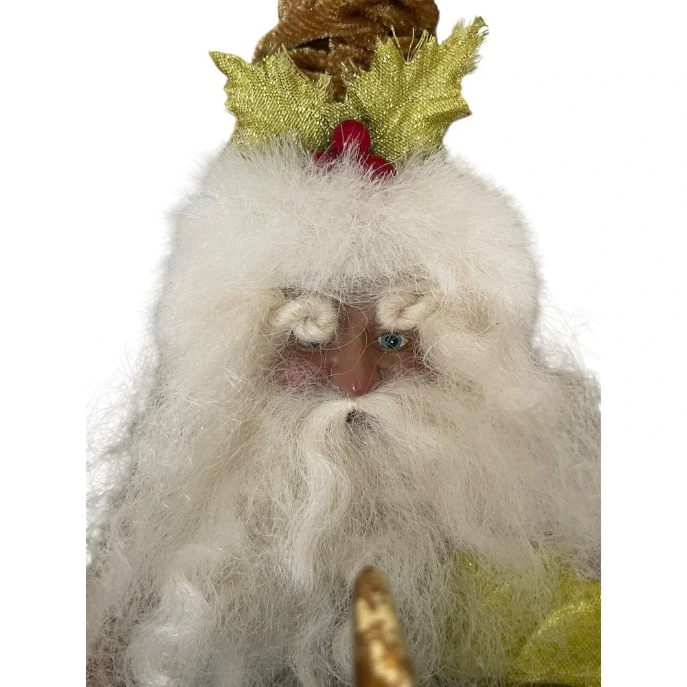 Dept 56 Santa Tree Topper Elf Saxophone Woodland Christmas 14
